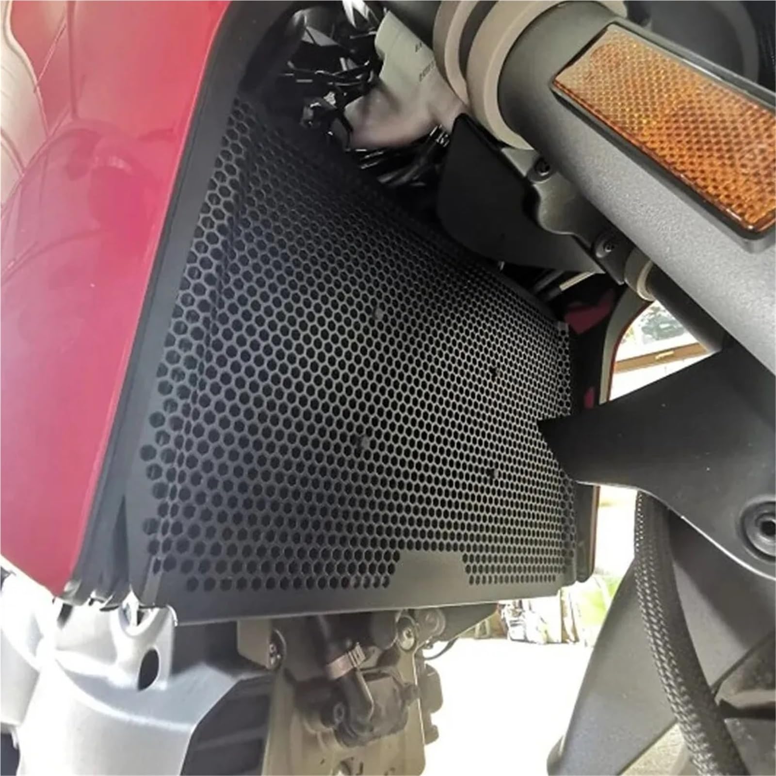Oil Cooler Guard Chłodnica Protector Osłona Pasuje do Ducati Multistrada 950 1200 1260S 950S 1200S 1260S, osłona chłodnicy oleju, osłona chłodnicy oleju, osłona kratki(MULTISTRADA950S logo b)