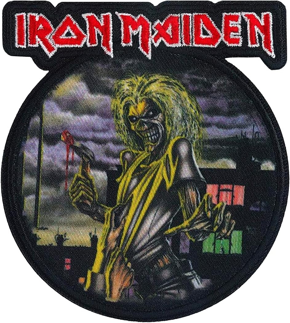C&D Visionary Iron Maiden Eddie Patch, Black, Red