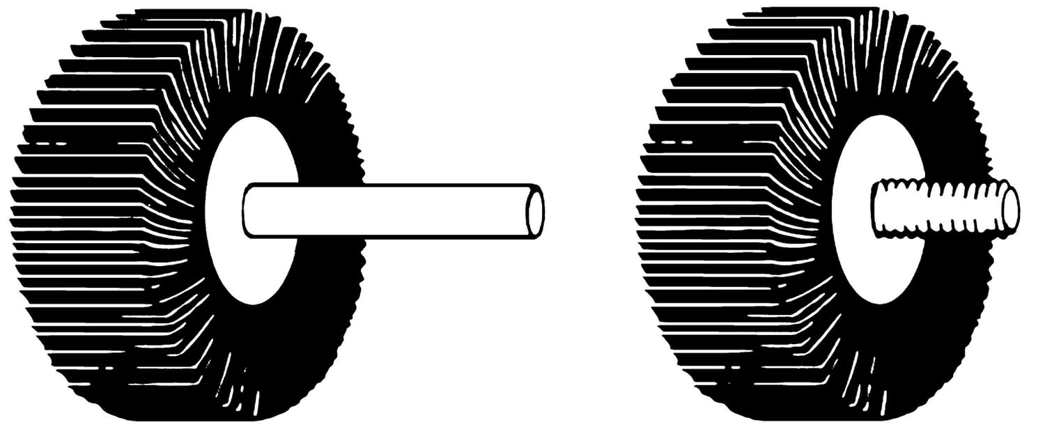 Rеvіеw Prоduсt 3M 14608 Flap Wheel Type 84 244D, 3 x 1 x 1/4-20 External 80 X-Weight, Rayon Cloth Backing, Aluminum Oxide, Abrasive Grit, 1 Width (Pack of 10)