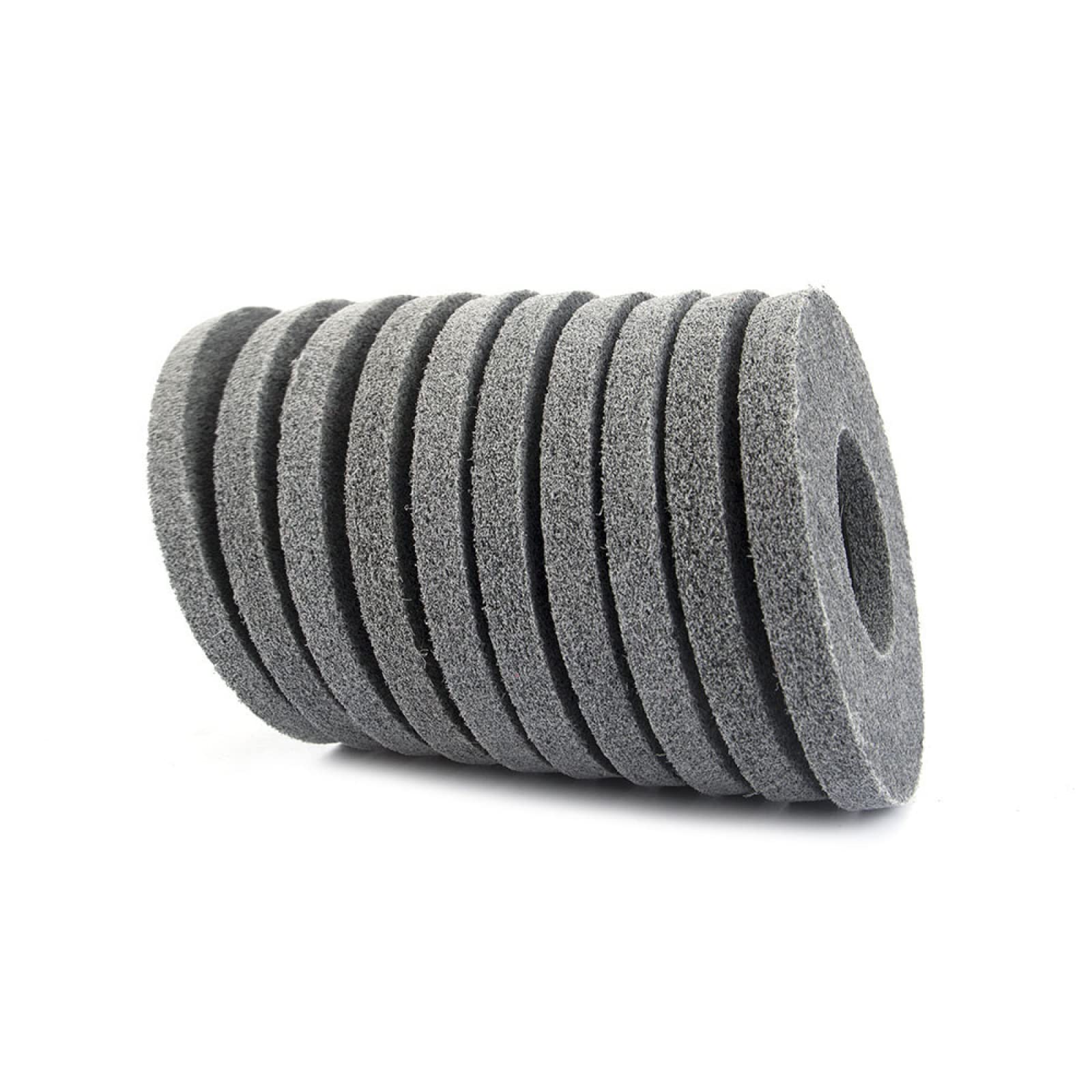 100mm 115mm 125mm Disco Abrasivo In Tessuto Non Tessuto Per Lucidatura In Fibra Di Nylon 4-5 '' Mola Per Lucidatura Per Metallo,115x22 Mm