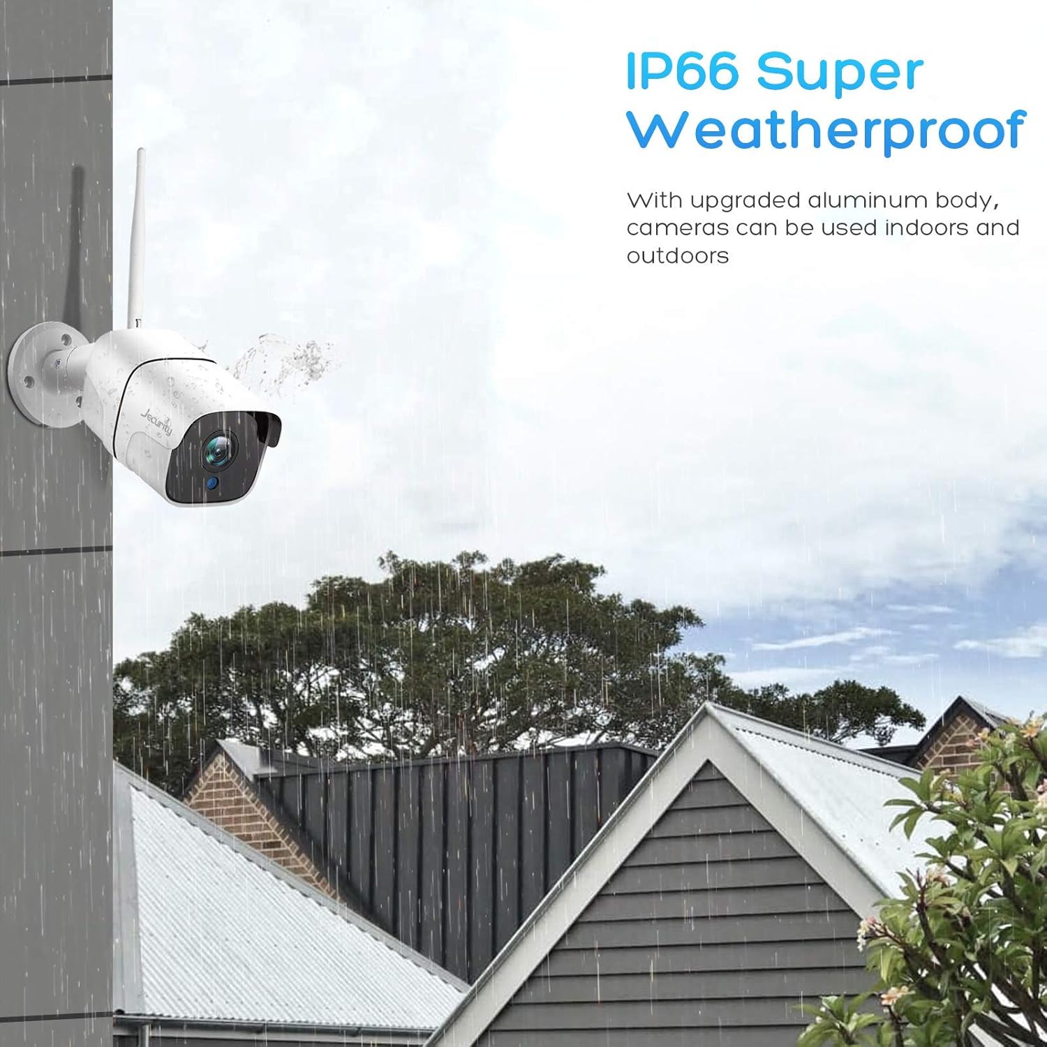 🛒 Crazy Deals Jecurity Wireless Security Camera System, 8CH 1080P NVR 4Pcs 1080P Outdoor/Indoor WiFi Surveillance Cameras with Motion Detection,Email Alert,Night Vision,Remote Monitor,Waterproof,No Hard Drive