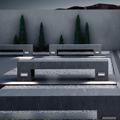 Miniatura 2 de Eurofase Soporte de pared para exteriores de 8.5 W, 1 LED, 9.88 pulgadas de ancho por 3.44 pulgadas de alto, acabado gris marino