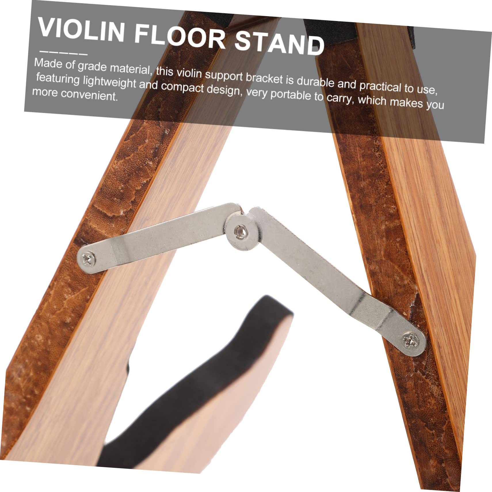 Toddmomy Music Stand Foldable Violin Stand Holder Stable Portable Guitar Bracket