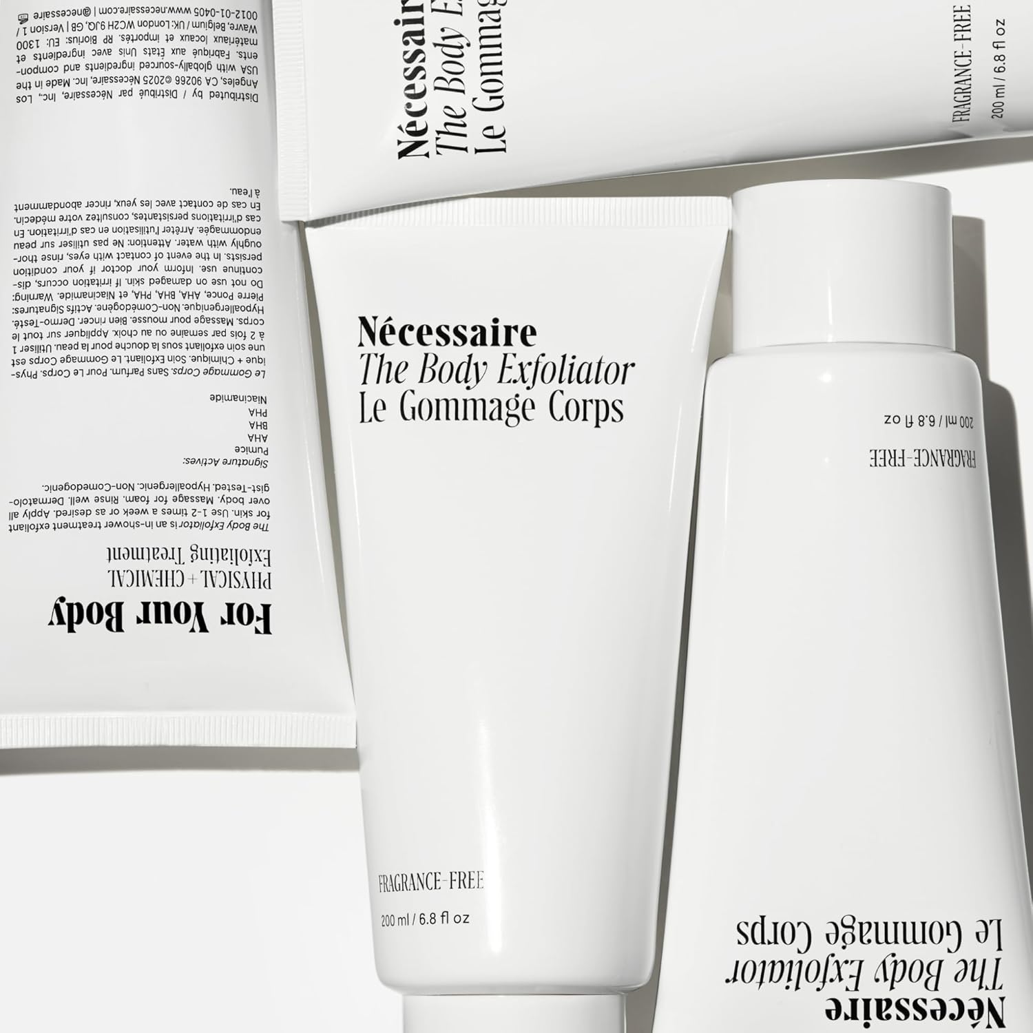 Nécessaire The Body Exfoliator. AHA/BHA/PHA. Resurface Skin. Smooth KP and Rough Patches. Hypoallergenic. Dermatologist-Tested. 180 ml / 6.1 fl oz - Image 3