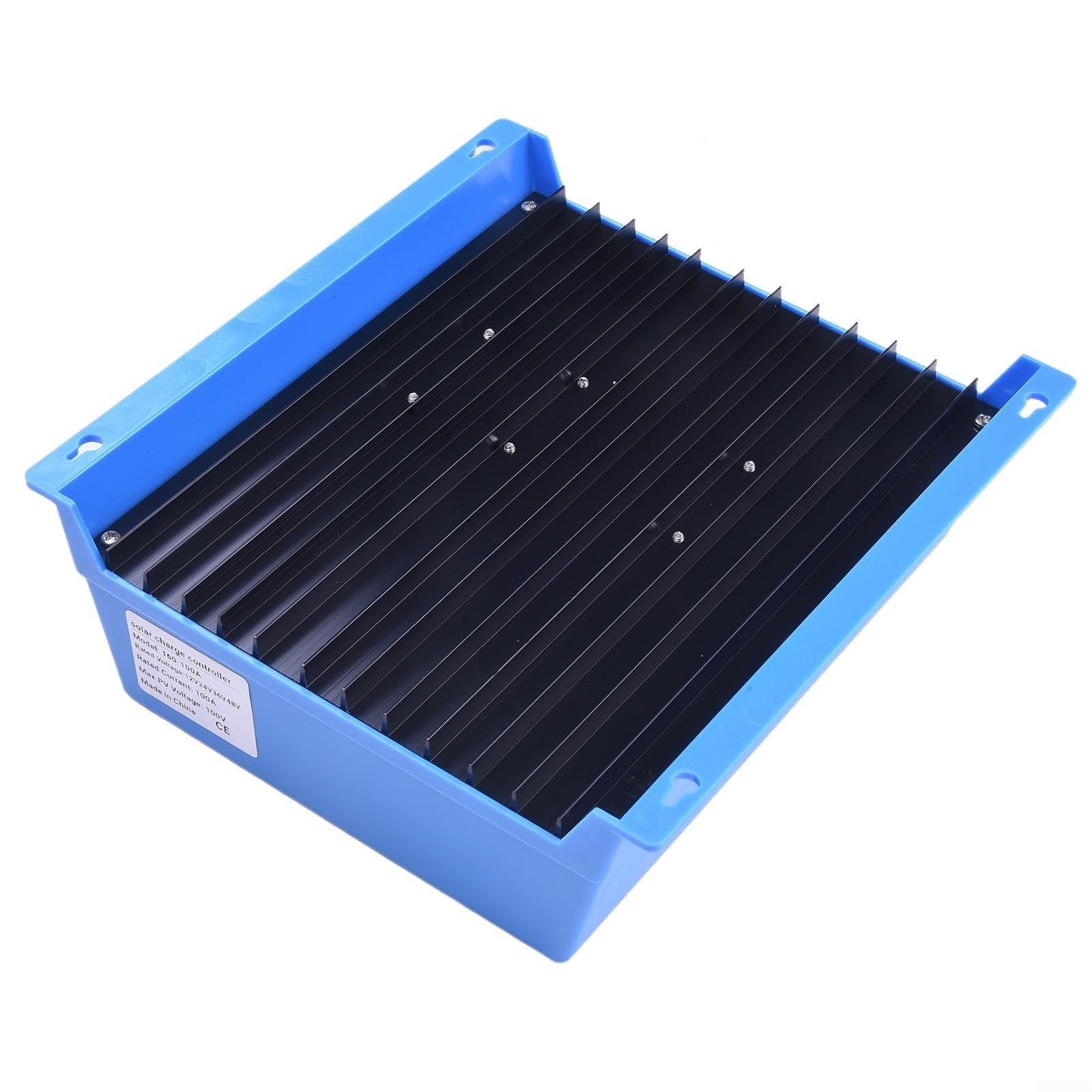 Regolatore di carica solare MPPT 80A 100A con display LCD, doppia porta USB, identificazione automatica della tensione, protezione da sovraccarico e sovracorrente (100A)