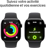 Apple Watch Series 11 [GPS 42 mm] Montre connectée avec boîtier Obsidienne et Bracelet Sport Noir. Score de Sommeil, Moniteur d’activité, Suivi de la santé, écran Toujours activé - 3