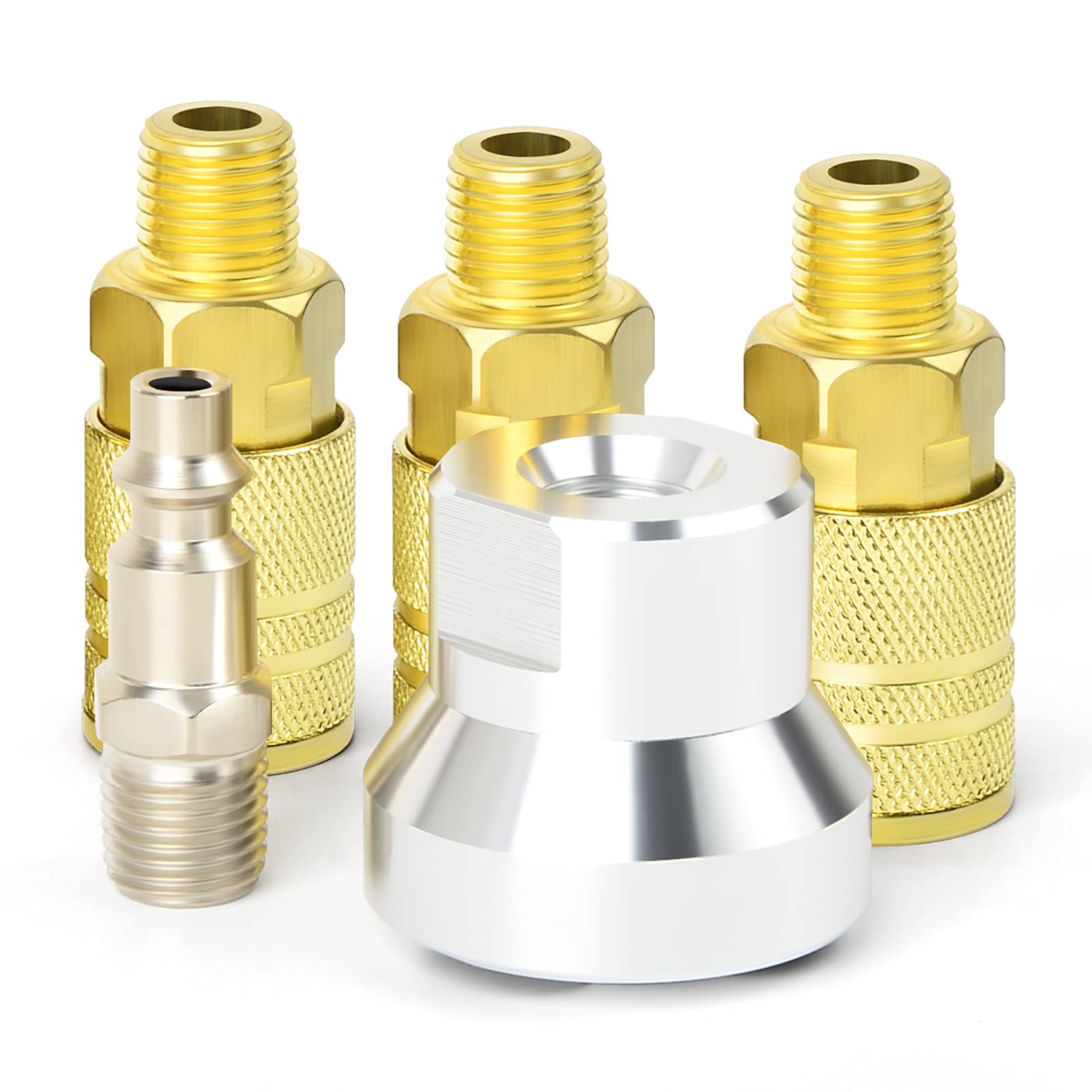 Taisher 3Way Air Manifold 4 Ports Aluminum Industrial Pneumatic Air