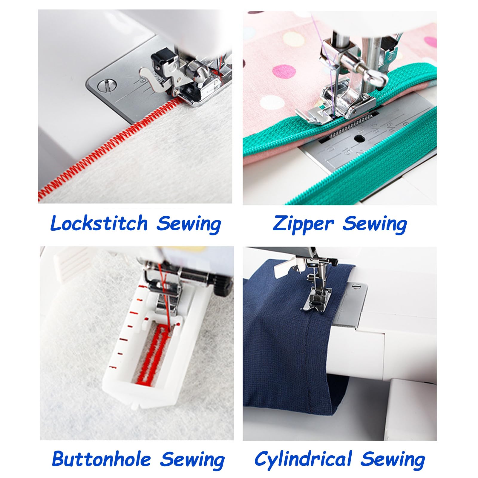 Eléctrica Portátil Máquina de Costura de 24 Agujas, Multifuncional Maquina Coser con Luz LED, Pequeña Máquina de Coser para Principiantes(Size:13.38 * 5.9 * 11.41in,Color:púrpura)