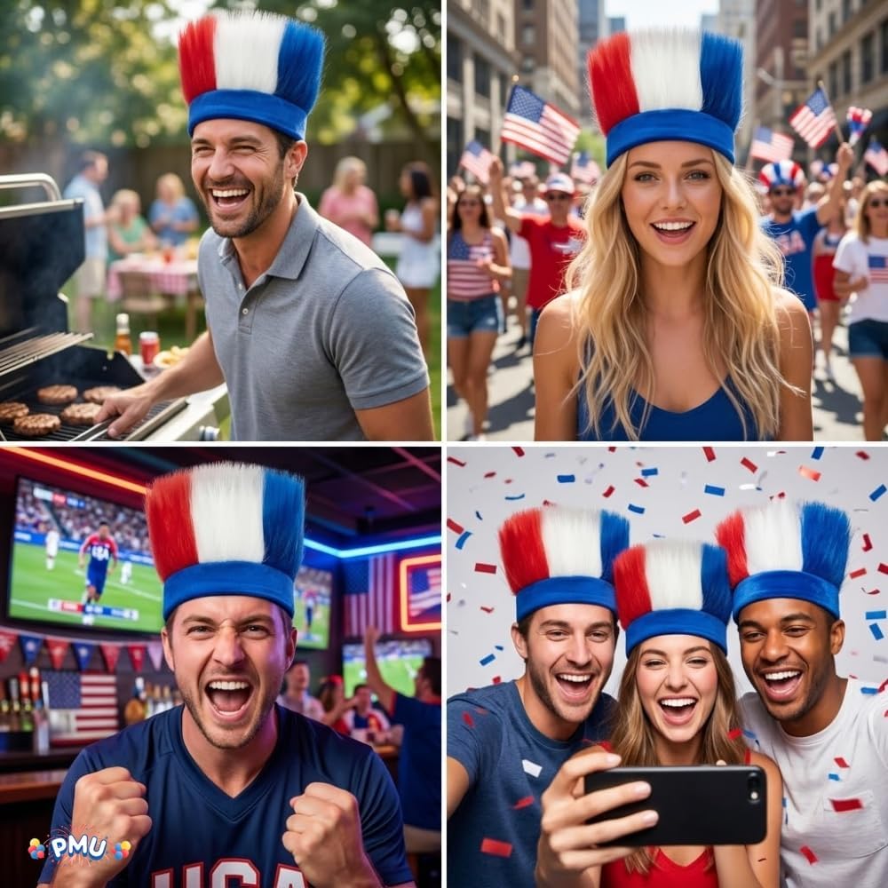 PMU Patriotic Party Costume Accessories for Men & Women