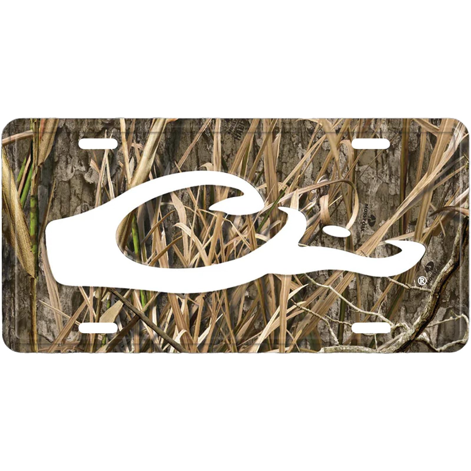 Drake Waterfowl Drake Head Logo License Plate