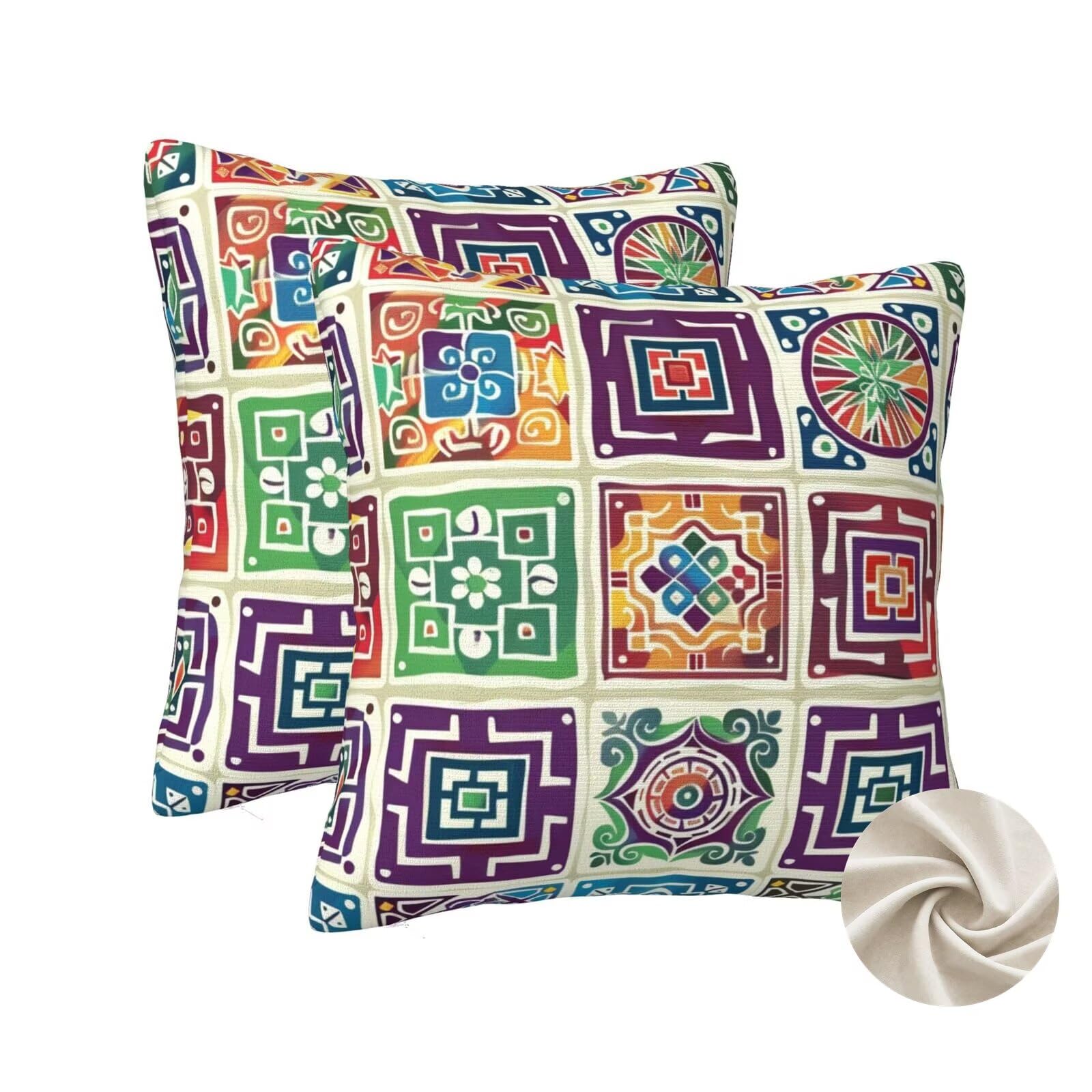 Coussin canapé avec housse de coussin 70x70 cm pour un salon accueillant et cosy