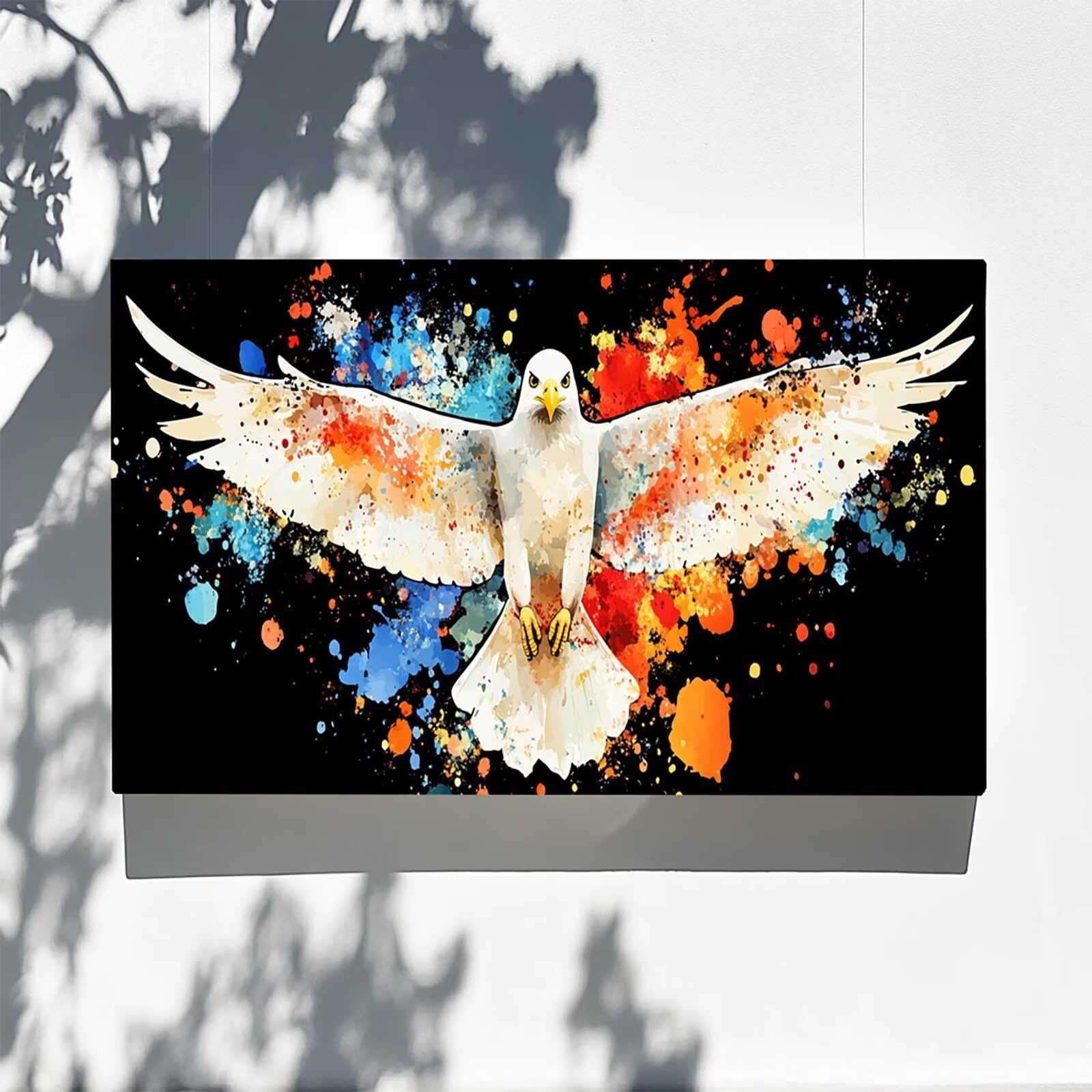 DIY Malen nach Zahlen Erwachsene Habicht Malen nach Zahlen ab 7 jahre Mädchen Farbe Kreativ set für Erwachsene mit Leinwand Acrylfarben set und Pinsel,Bastelset zum Bemalen für Wanddeko 80X160cm 7-2-2