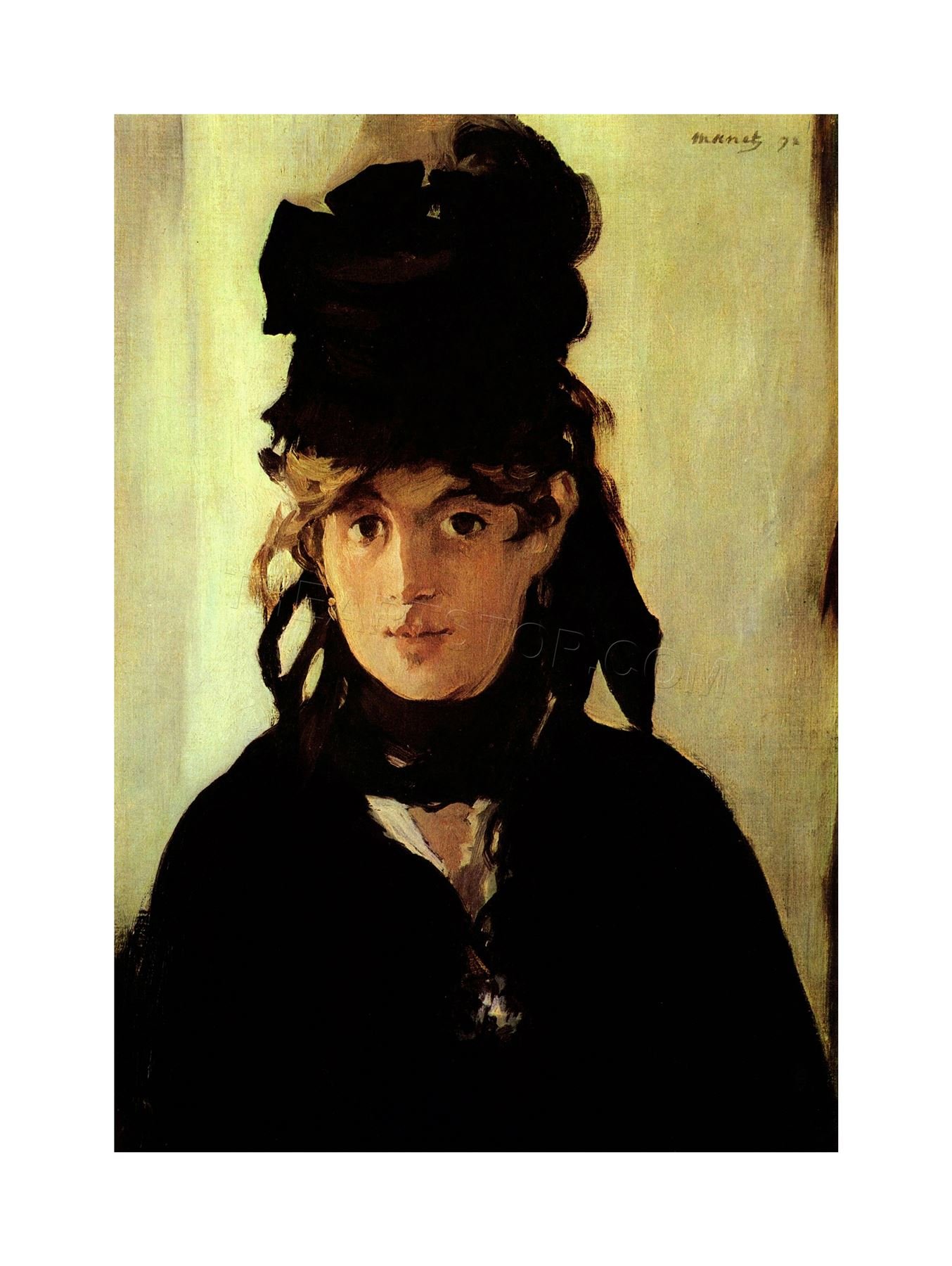 The Art Stop Painting Manet Berthe Morisot Old Master Framed Print F12X3949