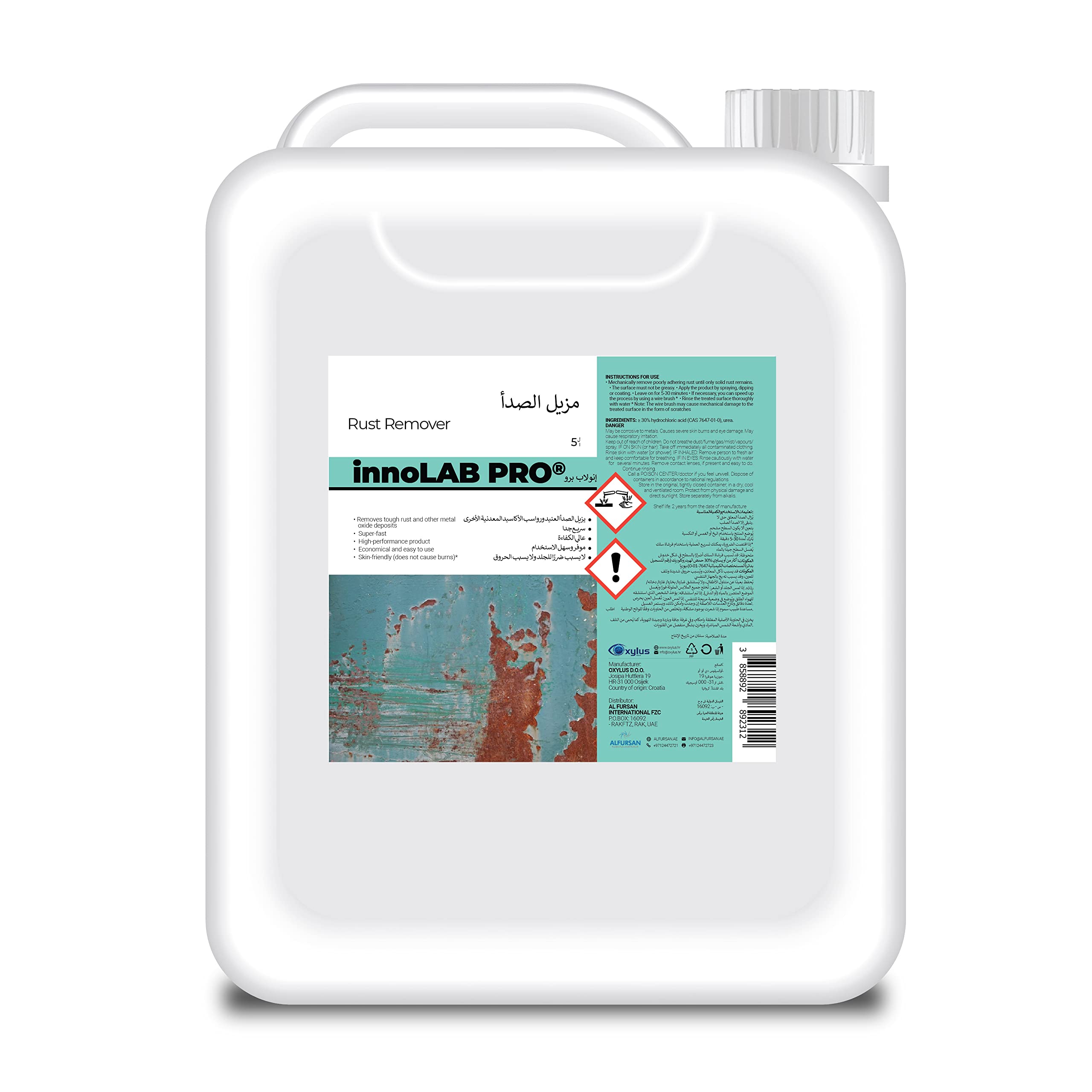 Rust Remover 5L | Removes Rust | Metal Oxide