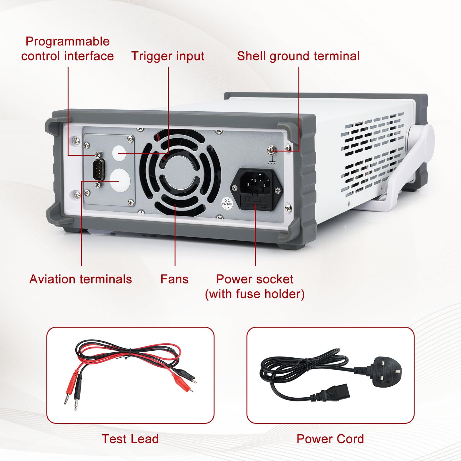 stonylab Alimentation DC, 0-30V 0-5A, Affichage à Écran Bleu à Résolution 0,1 mA, Alimentation DC Programmable de Précision pour les Tests Électroniques et la Recherche en Laboratoire