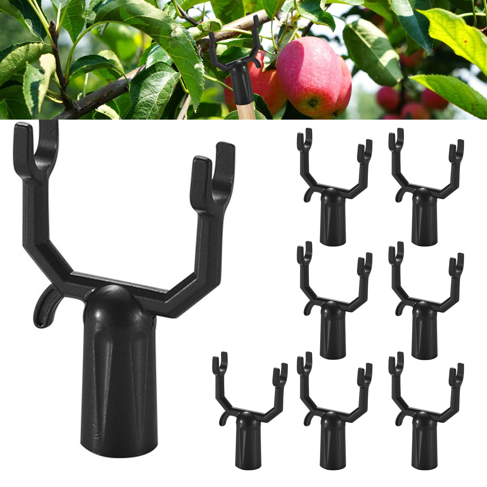 LPEPLL Tree Support Kit, 8Pcs Metal Fruit Tree Branch Support Device, Tree Brace, Garden Stakes, Plant Crutch, Branches Fixing Tool for Plant Growth Support