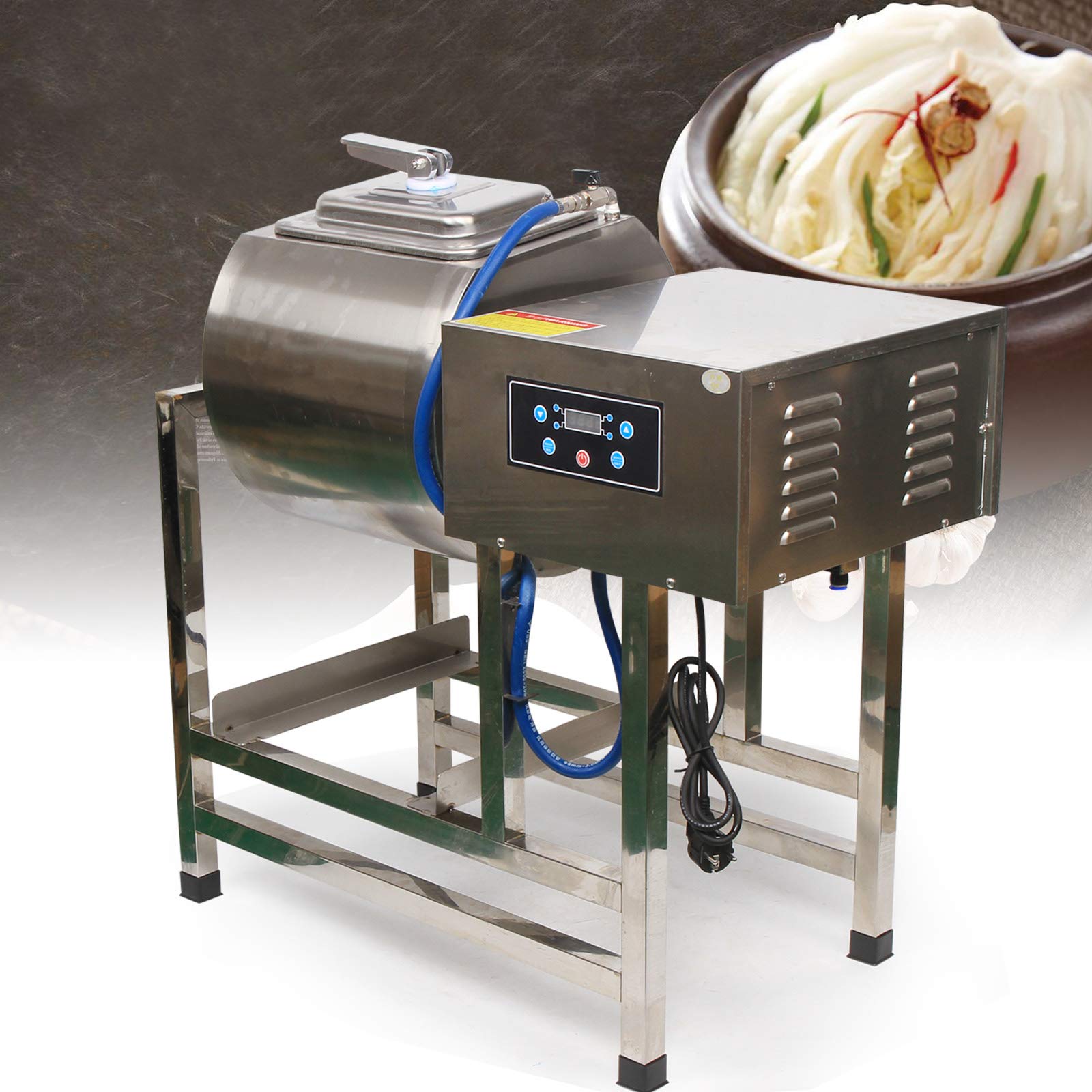 Marinator 38L Intelligente Gemüse Fleisch Mariniert Salzmaschine | Geflügel Beizmaschine | 220V Neu | Edelstahl | 200W