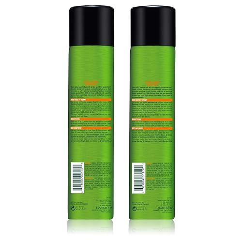 Miniatura 11 de Fijador de cabello Garnier Fructis Style antihumedad, liso y brillante, de 8.25 onzas