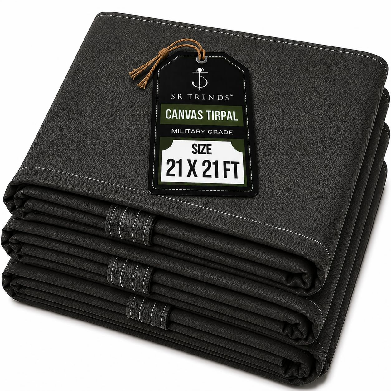 700 GSM Waterproof Tarpaulin | Durable, UV-Resistant Tarp for Outdoor, Construction & Camping (Grey, 2.5 x 2.5 FT) — Amazon image 19