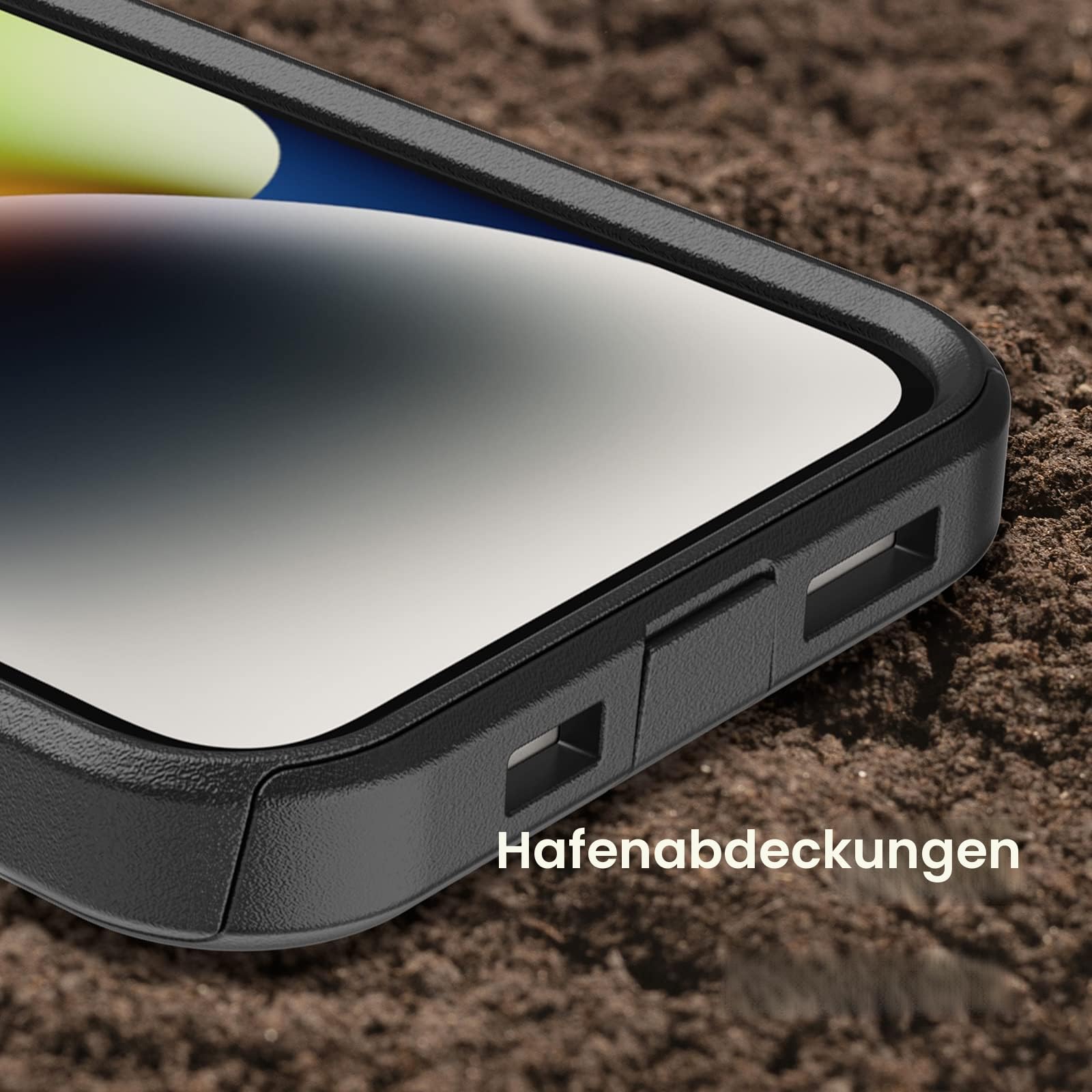 OtterBox Schutzhülle für iPhone 14 und iPhone 13, Schwarz | Schlank
