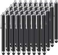 Outus 36 Pack Universal Stylus Pens for Touch Screens & Tablets - Scratch-Proof, High Sensitivity for Classroom, Travel, Seniors (Black)