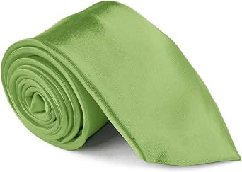 Moda Di Raza Silk Finish Ties for Men, Solid Ties 3 inch Wide, Designer Tie Handmade Ties with Gift Box