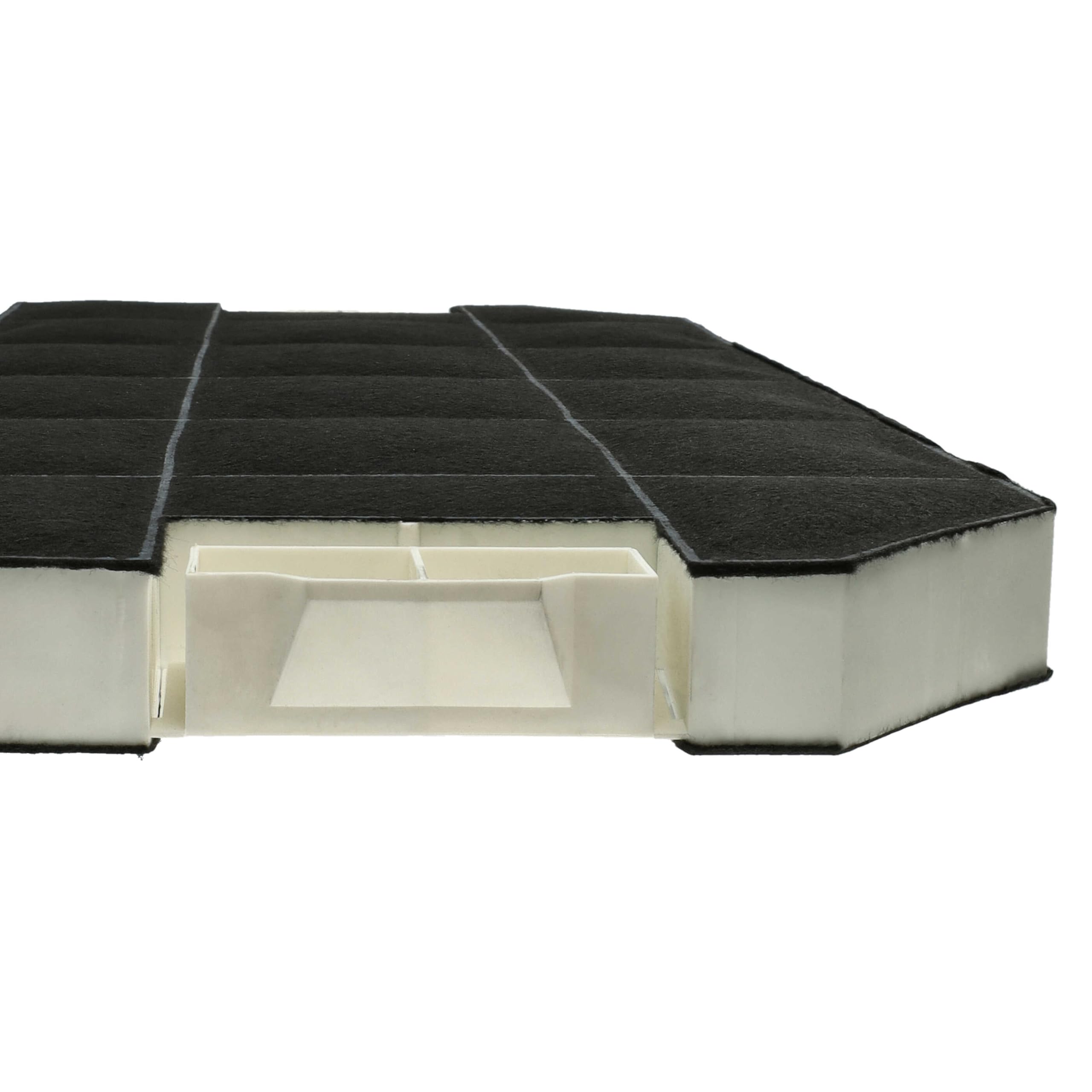 vhbw Filtro a carboni attivi sostituisce Siemens LZ33000, LZ33500 per cappe aspiranti - 49,6 x 23 x 3 cm