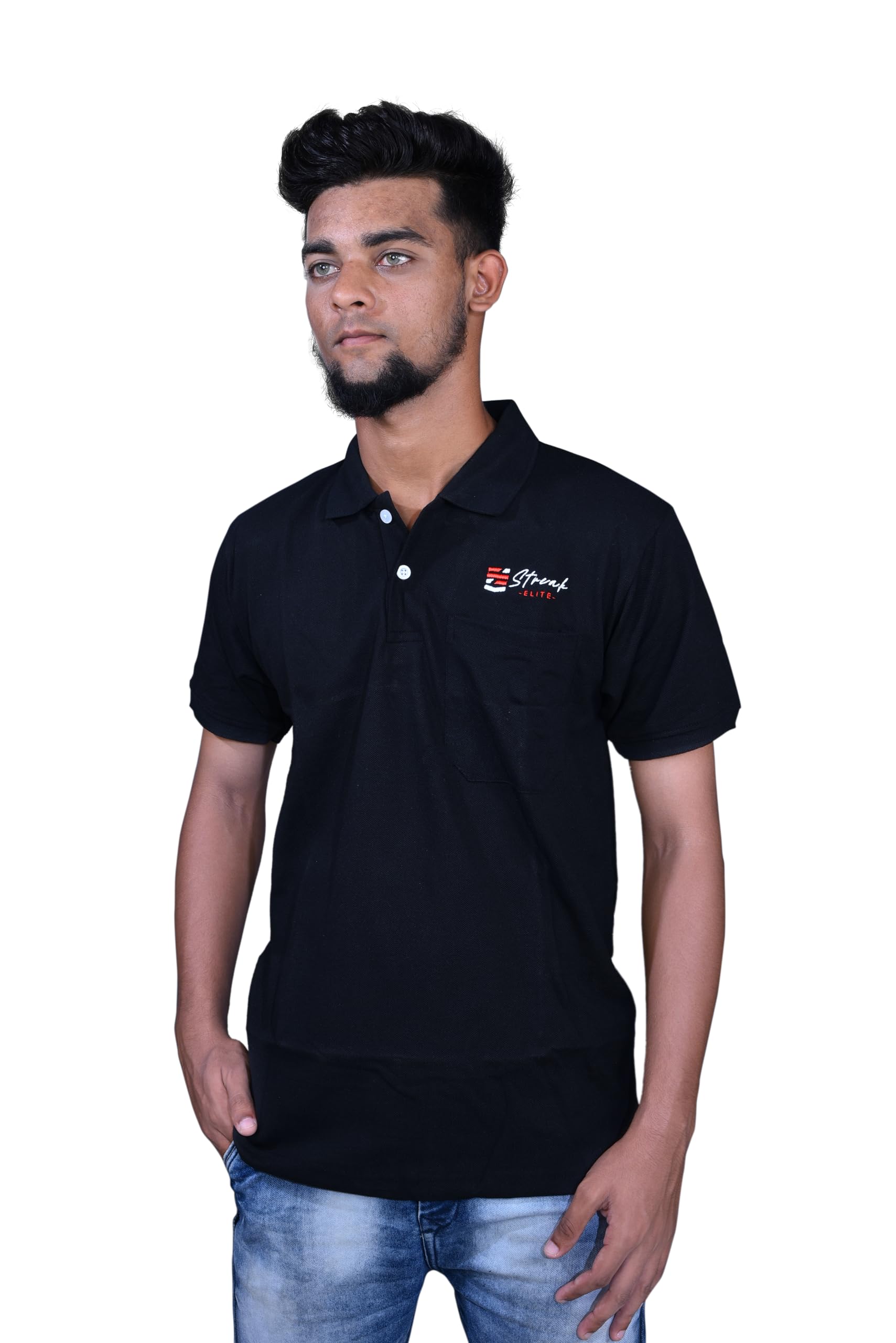 Streak Elite - Men's Regular Fit Polo Shirt with Pocket
