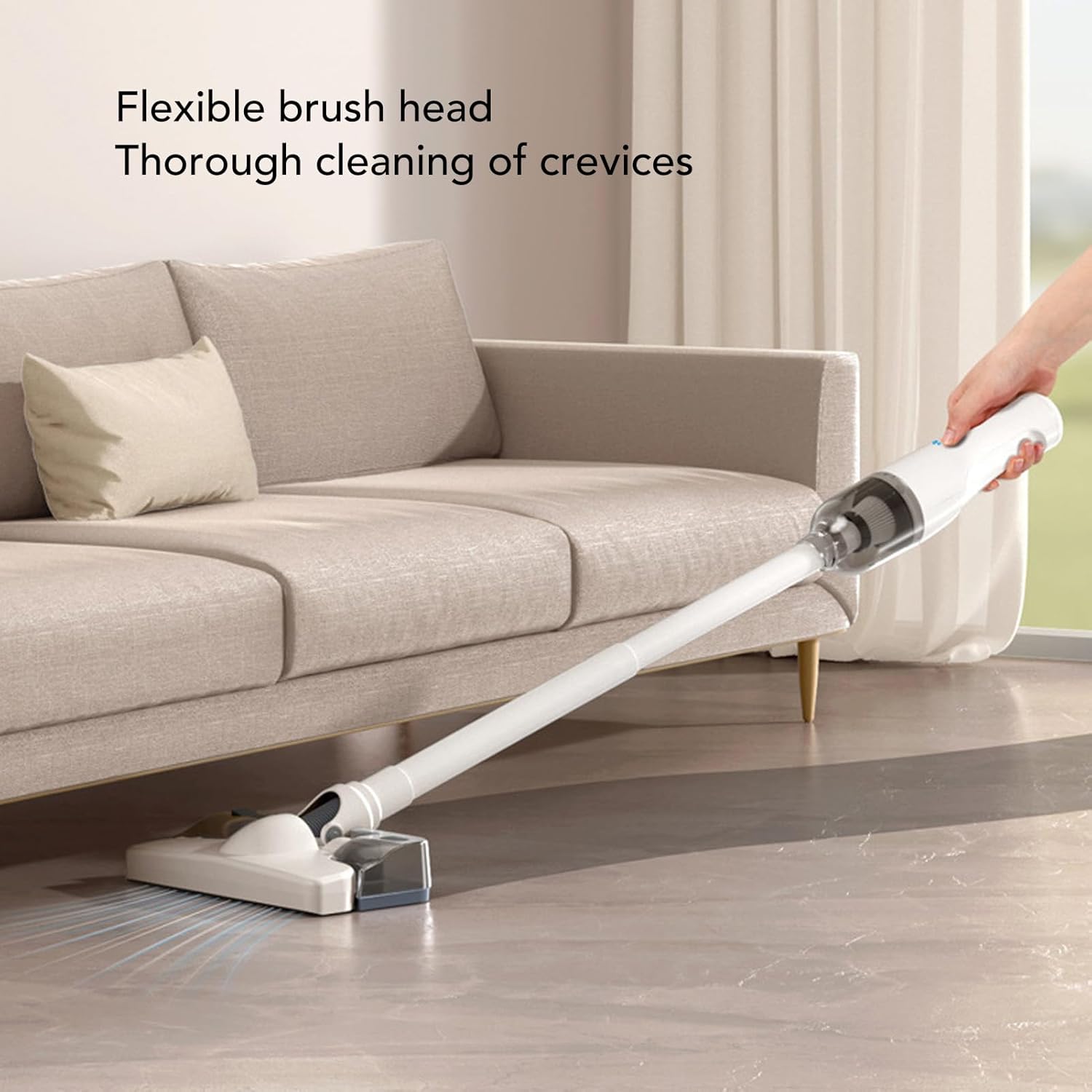 ZJchao Powerful Cordless Stick Vacuum Cleaner Portable 10KPA Rechargeable Vacuum Cleaner Home Car