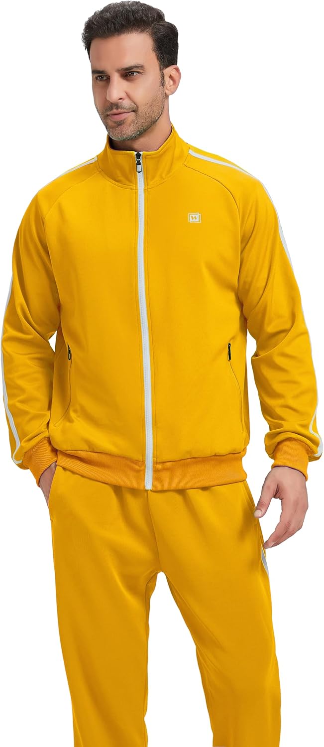 Men's Tracksuits Athletic Sportswear Casual Full Zip Sweatsuit for Men 2 Piece Outfits - Image 4