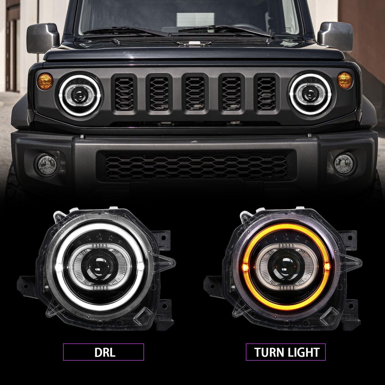 Phares Antibrouillard LED Pour Suzuki Jimny JB64 JB74 2018 -2020, Feux De Sauna, Lampe De Signalisation De Conduite, Accessoires De Pare-chocs Avant
