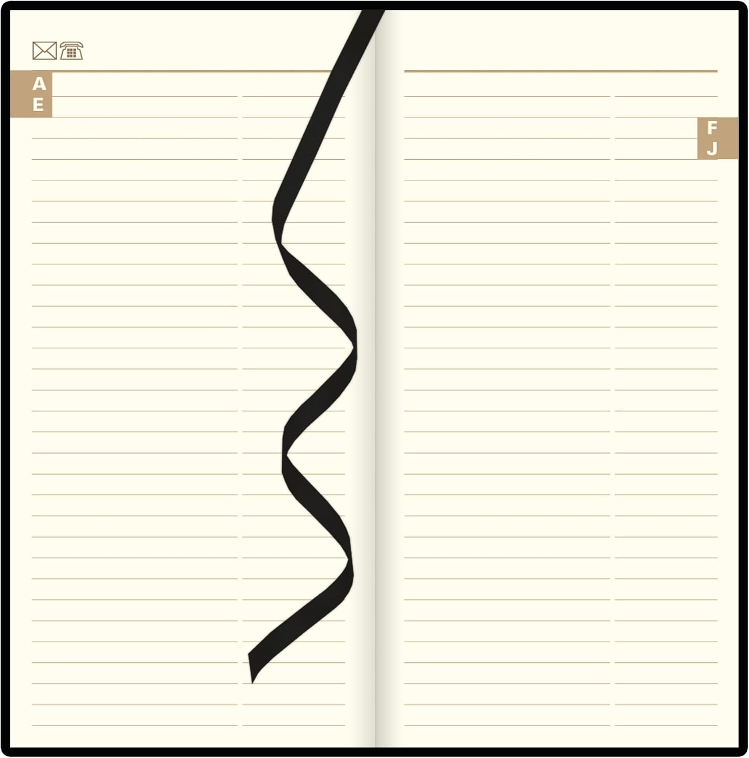Letts of London Signature Slim Week to View Leather Diary with Planners 2025, 6.8-inch Height, Black, Office and School Supplies, C38SUBK