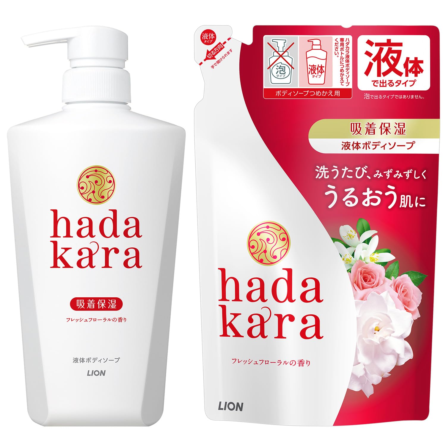hadakara ボディソープ フローラルブーケの香り つめかえ用(360ml… Amazon.co.jp: hadakara(ハダカラ) ボディーソープ 液体タイプ