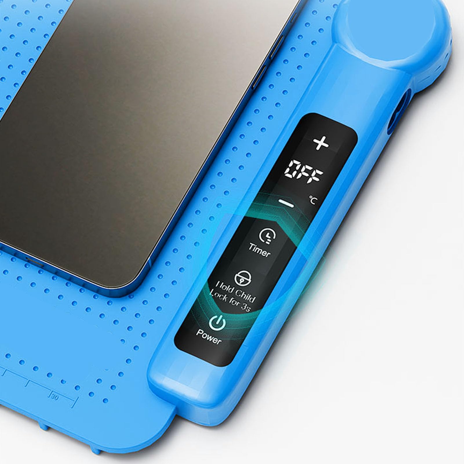 Annadue Tappetino Riscaldante per Riparazione Telefono con Display LCD | Tappetino riscaldante separatore schermo con tappetino in silicone, 40-120°C, per la riparazione di telefoni e tablet