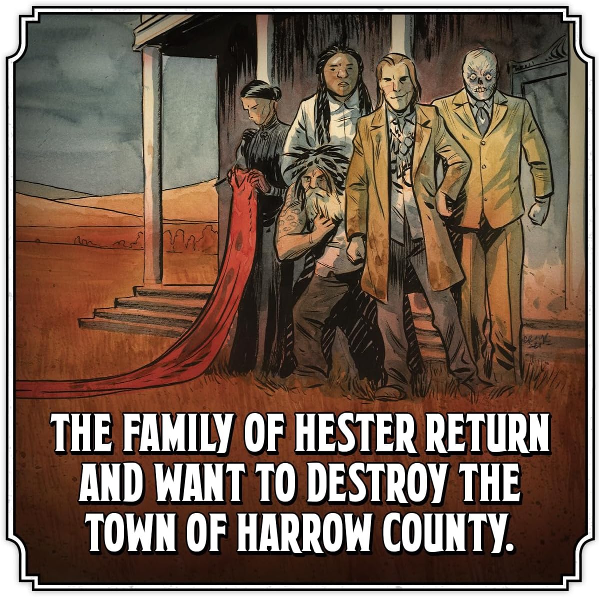 Harrow County: The Game of Gothic Conflict | Asymmetric Horror Strategy Board Game | 1–3 Players (Solo Mode Included) | Ages 14+ | Spooky Halloween Board Game by Off The Page Games