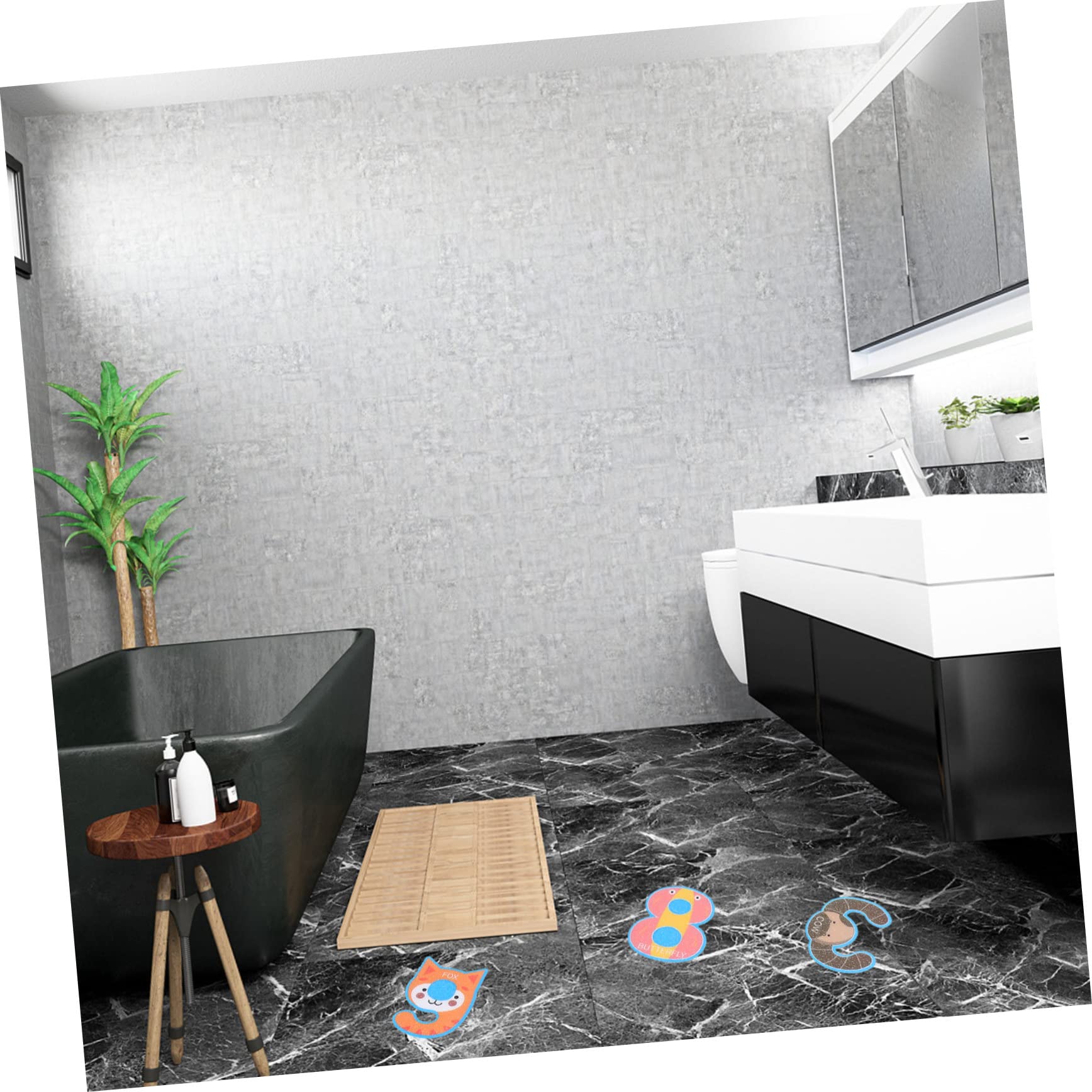 Alipis 3sets Adesivi Antiscivolo per e Colori e Raschietto per Facile Applicazione Impermeabili e Sicuri per