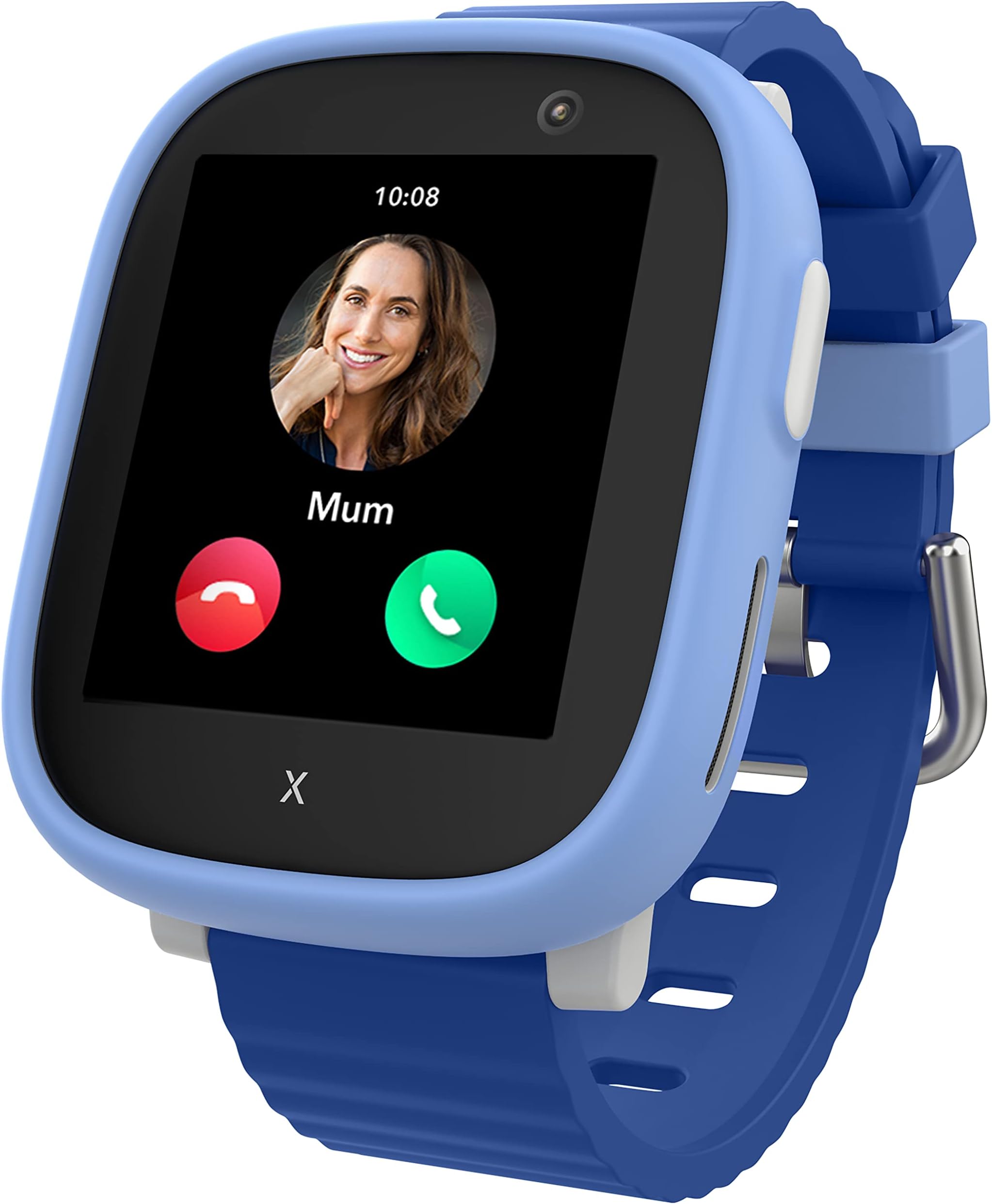 X6 Play - Watch Phone for Children (4G) - Calls, Messages, Kids School Mode, SOS Function, GPS Location, Camera and Pedometer – (Subscription Required) (Blue)