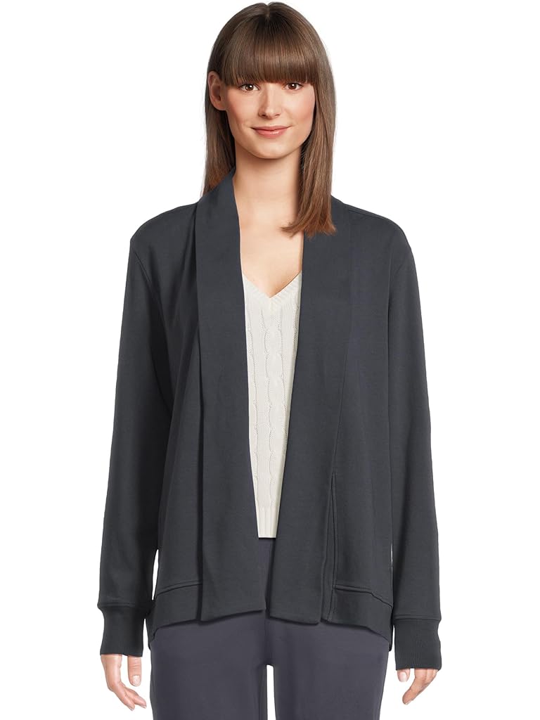 Blue PACT Airplane Short Drape Cardigan