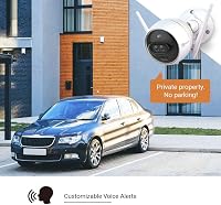 EZVIZ Dual Lens kültéri biztonsági kamera 1080P, színes éjszakai látás, mozgásérzékelés, sziréna, IP67 5