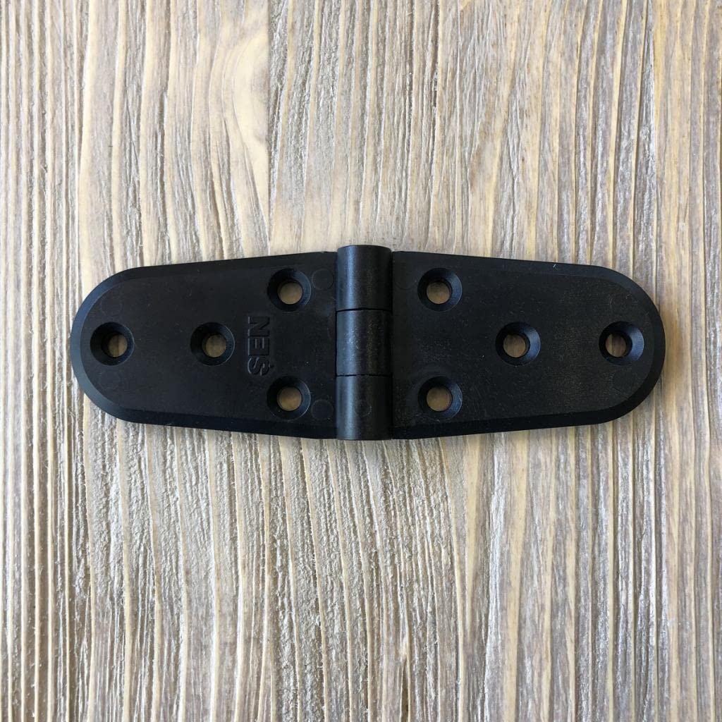 Gürçay Hırdavat Plastik Oval Menteşe 11cm (2 Adet) Siyah