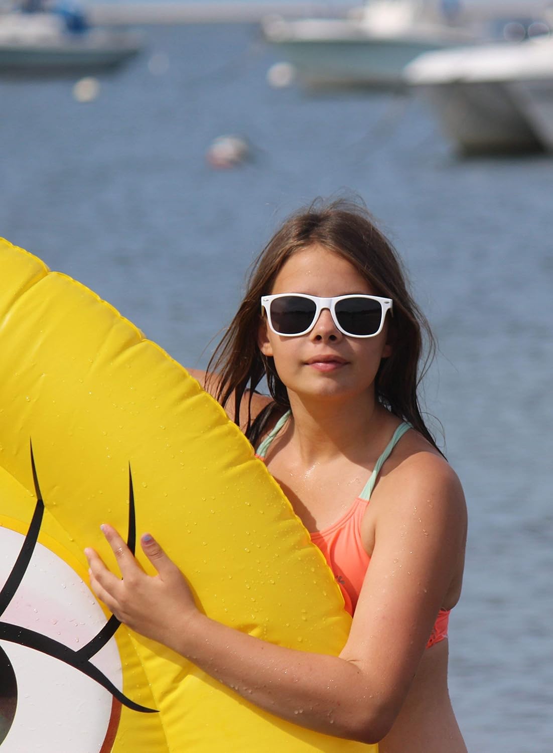 12 Pack White Sunglasses Bulk Party Favors Retro White Sunglasses Weddings,Birthday Summer Beach Wedding Goody Bag Fillers Supplies Kids Adults 80's Beach, Pool Summer Parties School Theatre - Image 9