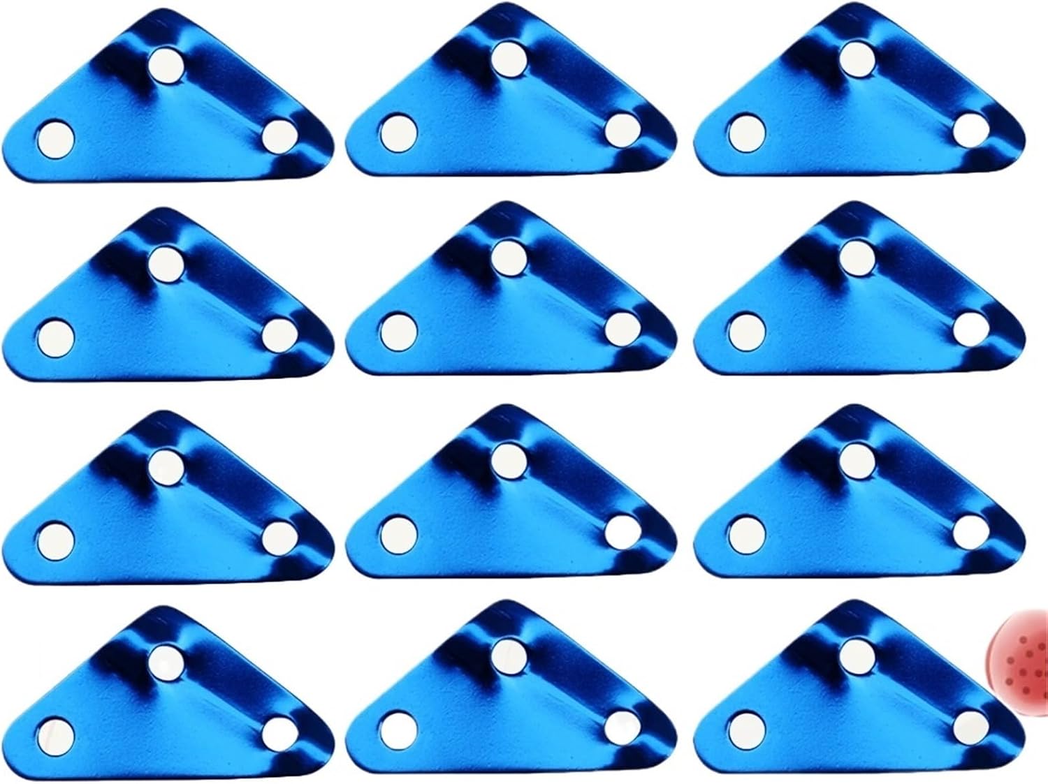 100 Pcs Aluminum Alloy Camping Wind Rope Buckles - Anti-Rust Tent Rope Adjusters for Outdoor Tents(Golden)