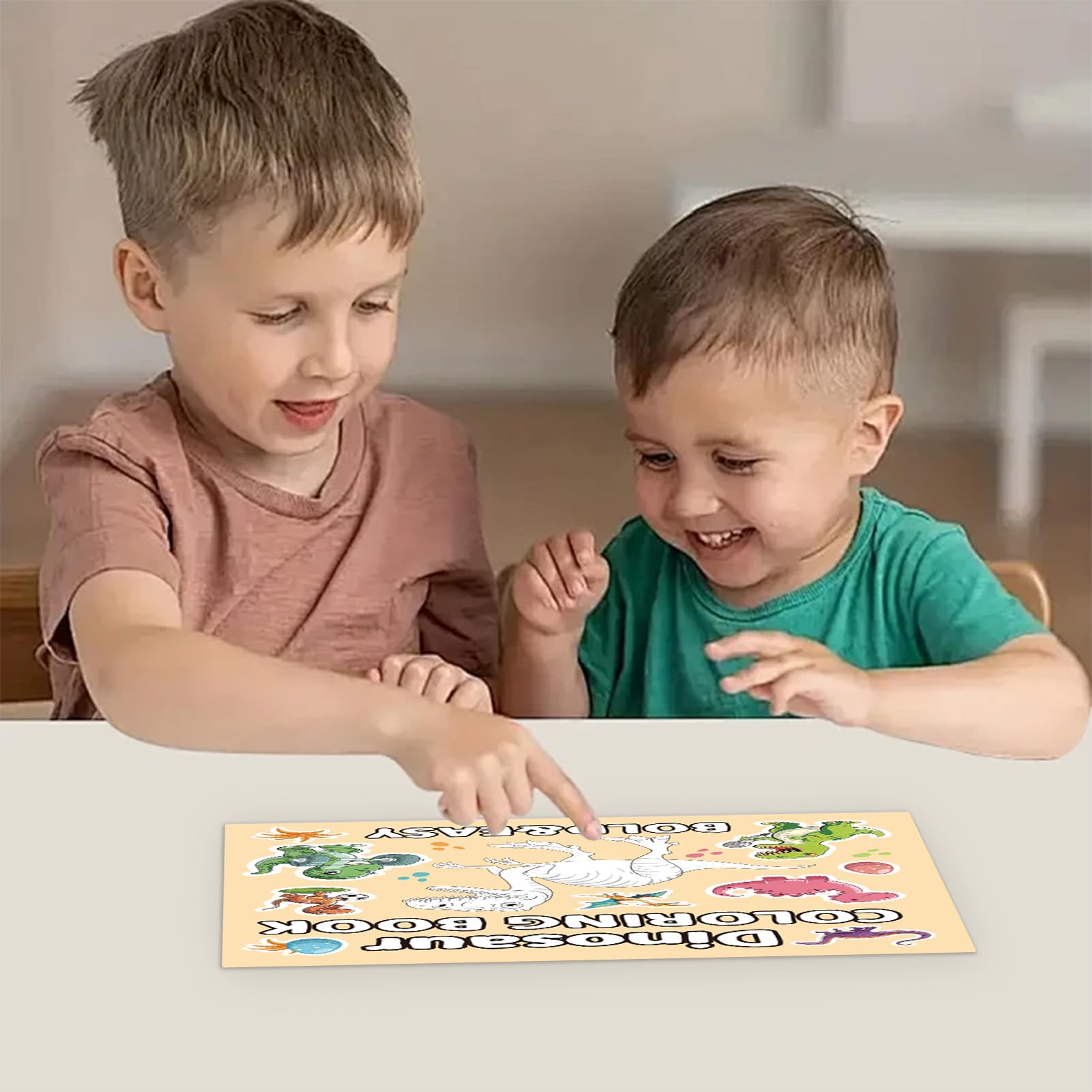 Libri Da Colorare Per Bambini 40 Pagine Giocattoli Dinosauro Prescolastici | Libro Di Attività Di Disegno Per Piccoli Per Educazione Intrattenimento Casa Viaggio Scuola Asilo Natale Compleanno
