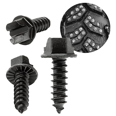 Kold Kutter AMA-Approved Traction Screws 1000 Pack (#8) 1/2" - Winter Ice & Snow Tire Heavy Duty Studs Spikes for Racing Dirt Bikes, ATVs, Motorcycles, and Snowmobiles Tracks