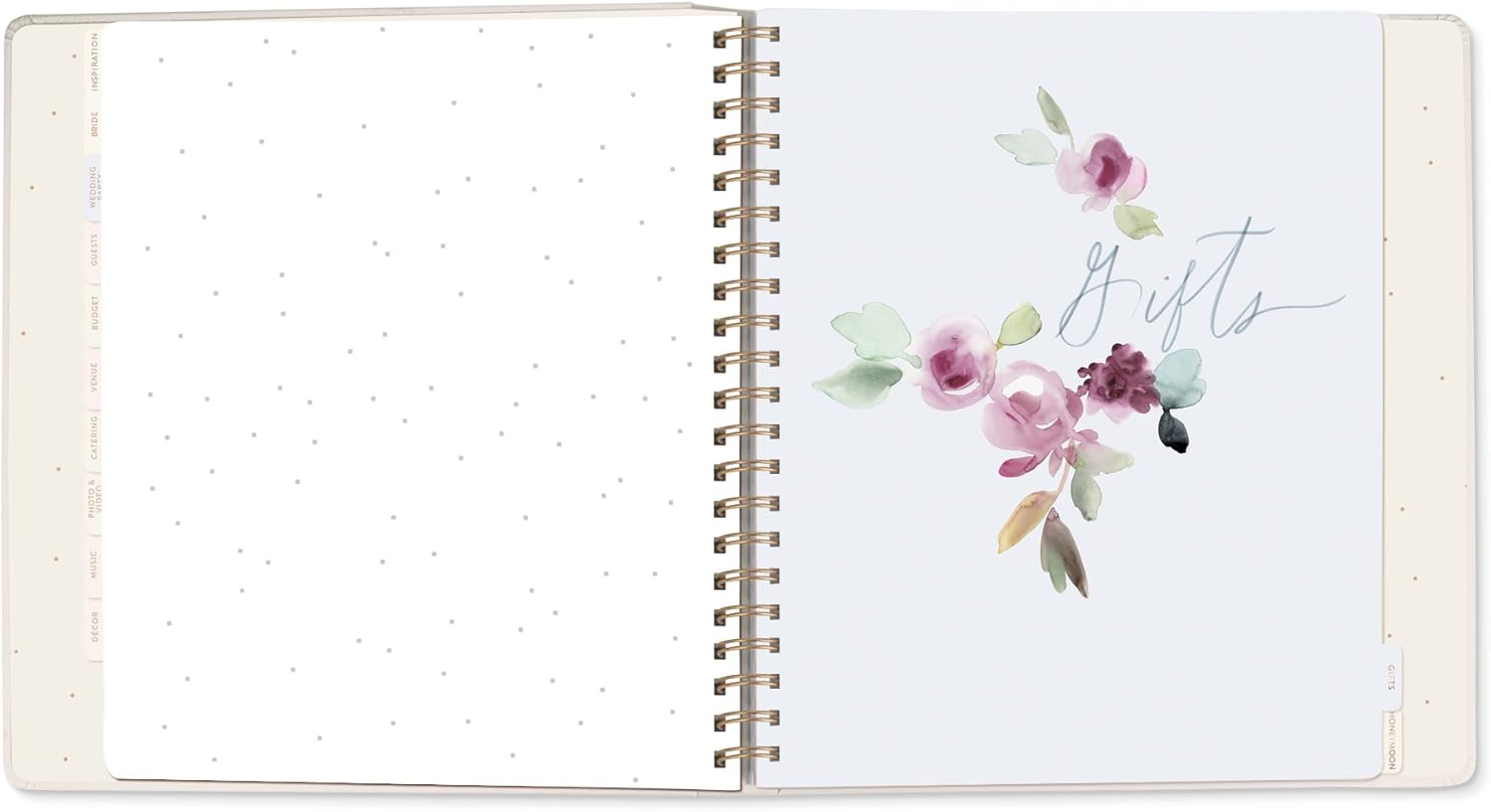 FRINGE STUDIO Garland Wedding Planner, Planner has 152 pages and includes a storage pocket. (157002)