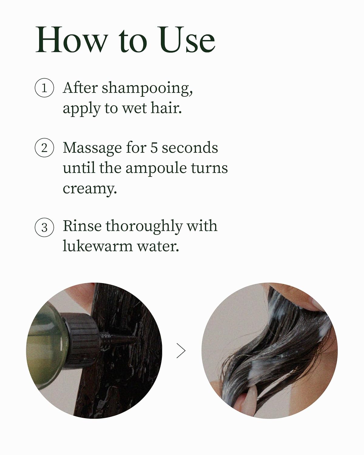 YADAH Detangled Wash-Off Ampoule Treatment 6.76 fl oz | Deep Repair & Nourishment with Ceramide NP, Hyaluronic Acid, Avocado Oil | Smooths, Moisturizes, Restores Shine for Damaged, Dry, Frizzy Hair - Image 6