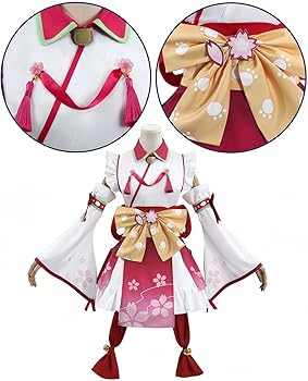 Amazon.co.jp: [NOKIJP] ブイチューバー コスプレ さくら みこ