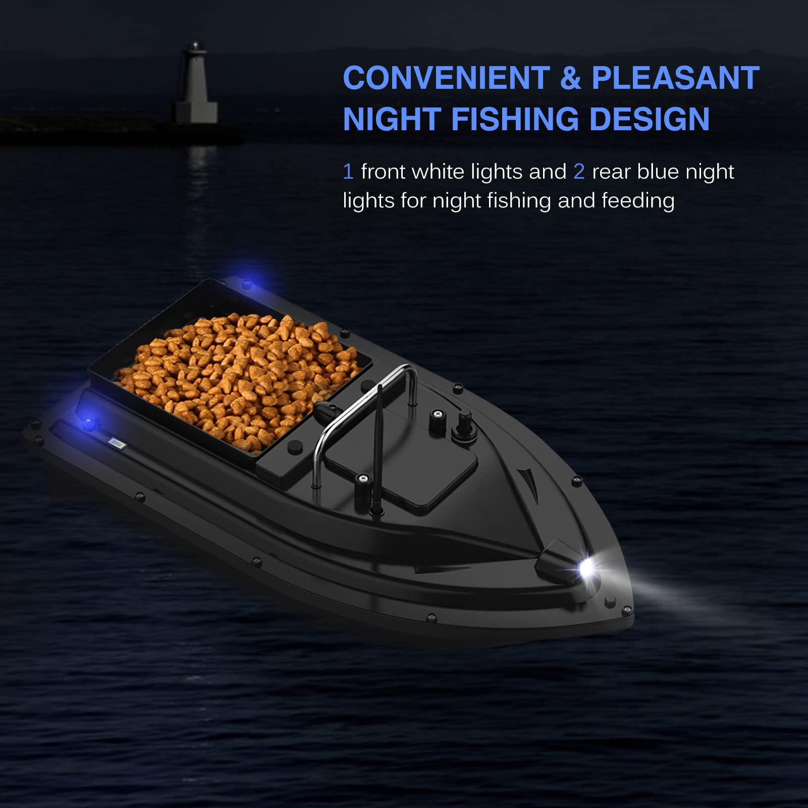 Esca Automatica per Barca da Pesca GPS con Portata Remota per gli Appassionati di Pesca