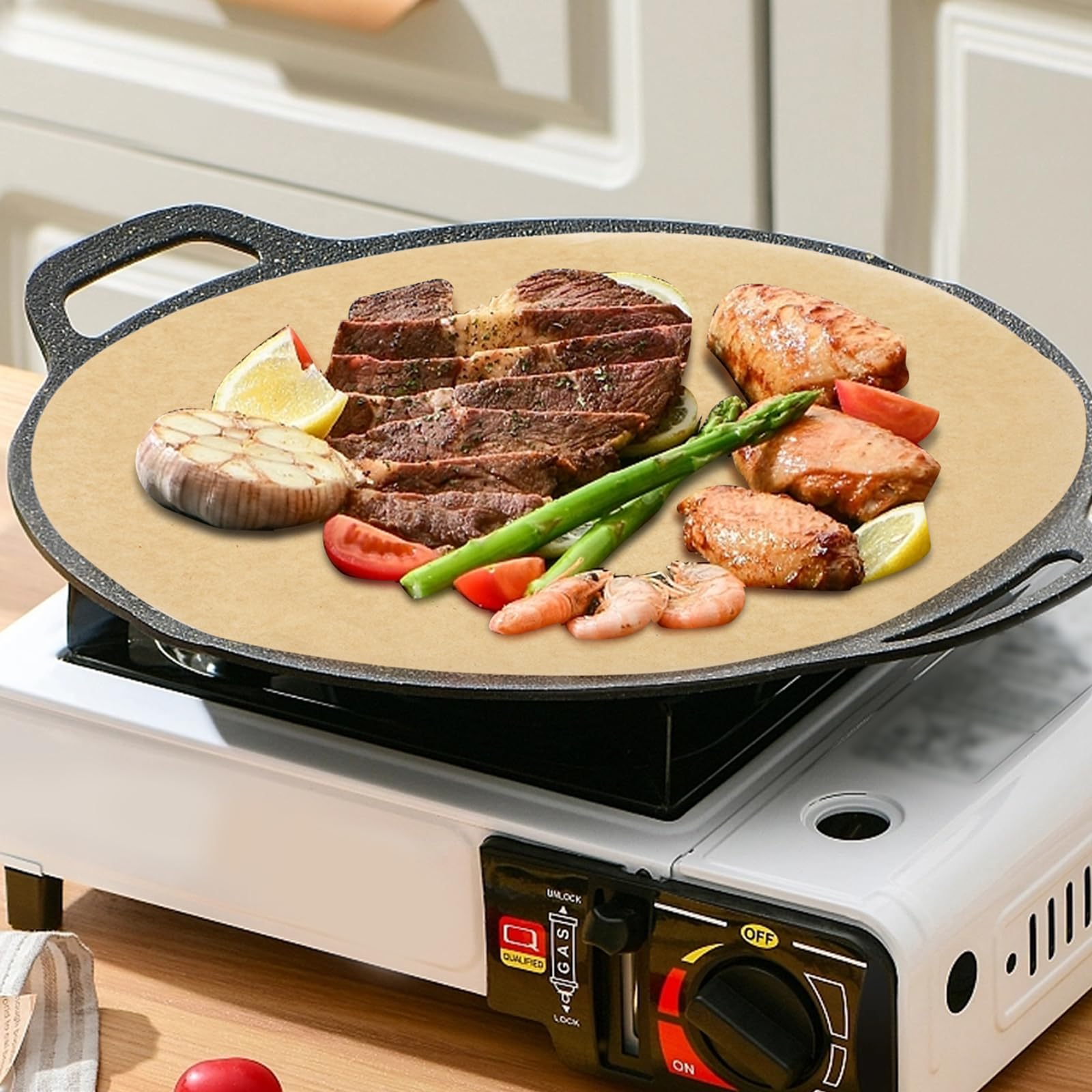 Carta Forno 30.5 Cm Antiaderente Carta Da Forno Rotonda 30,5cm - 200 Fogli Antiaderenti Per Torte E Pizza | Spessore Extra 45g/mq Carta Pergamena 30.5 Cm - 4