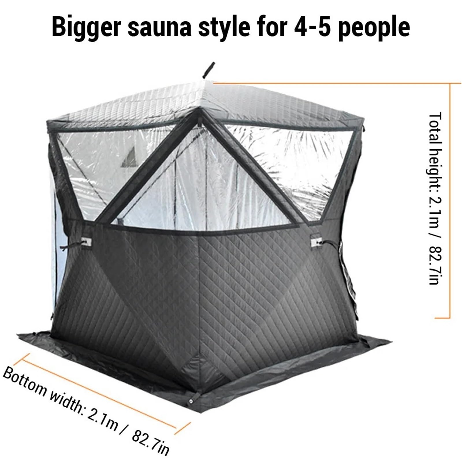 Tente de pêche d'hiver Facile à Installer, abri Portable sur Glace, équipement imperméable et Coupe-Vent pour Pique-Nique RandonnéE PêChe
